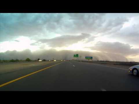 dust storm approaching